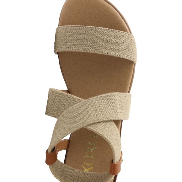 NEW XOXO Beth Linen Sandal - Picture 3 of 7
